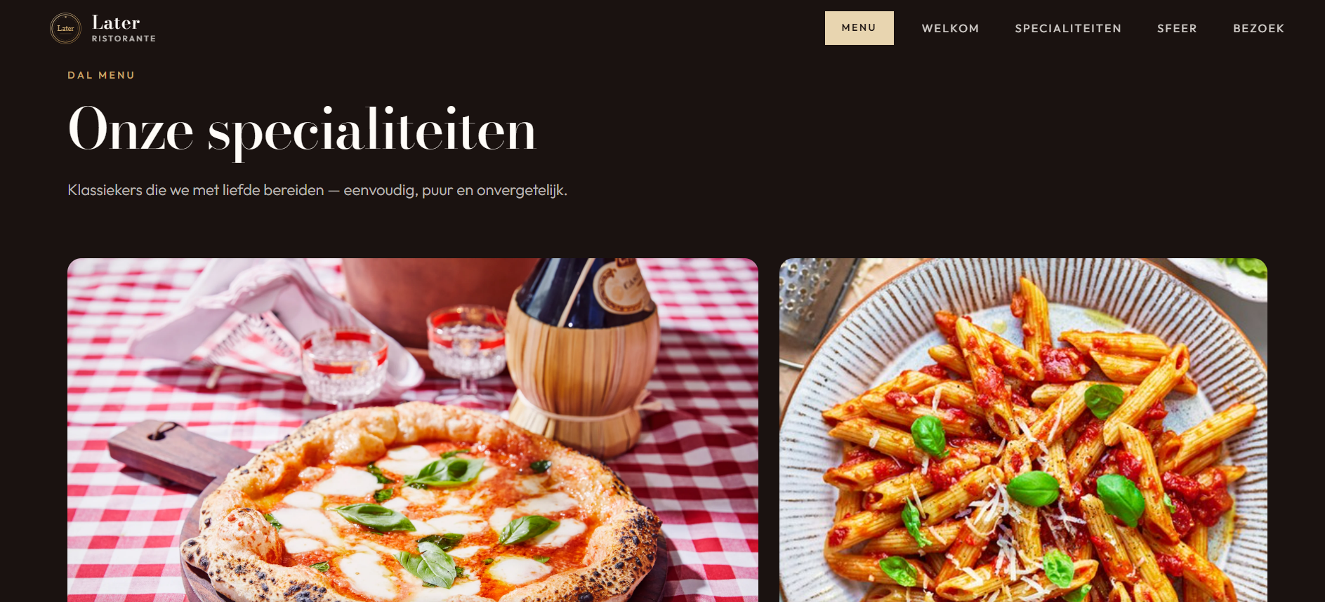 Ristorante Later screenshot
